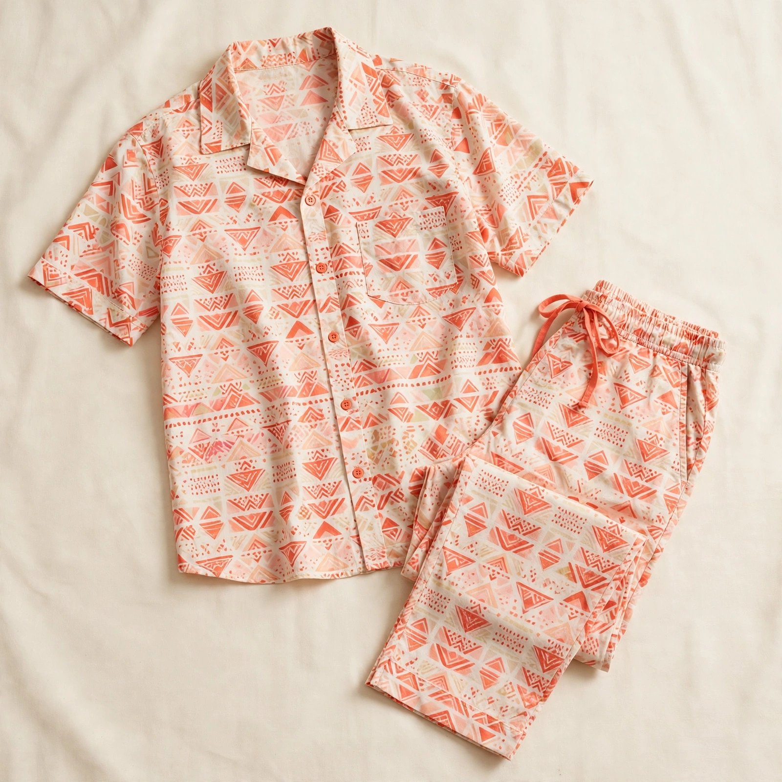 Polka Dot Cotton PJ Set