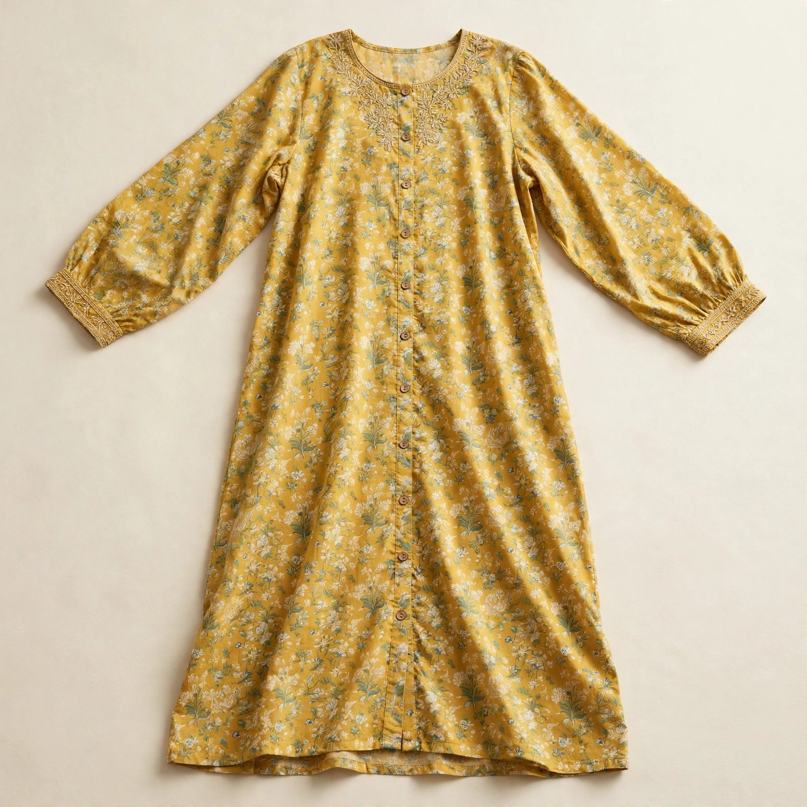 Dhanak Printed Lawn Nighty