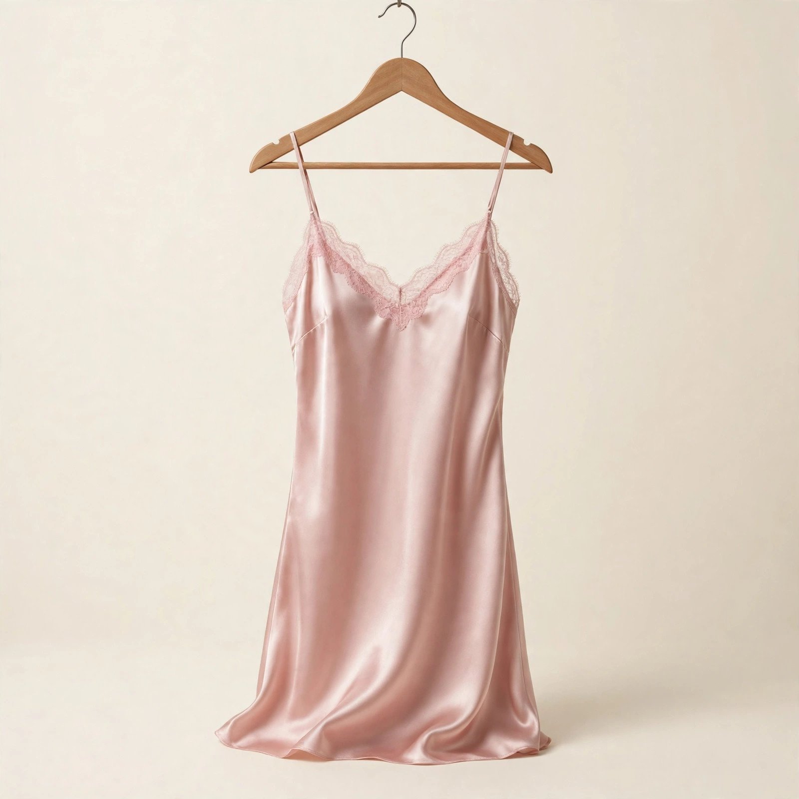 Blush Pearl Satin Gown