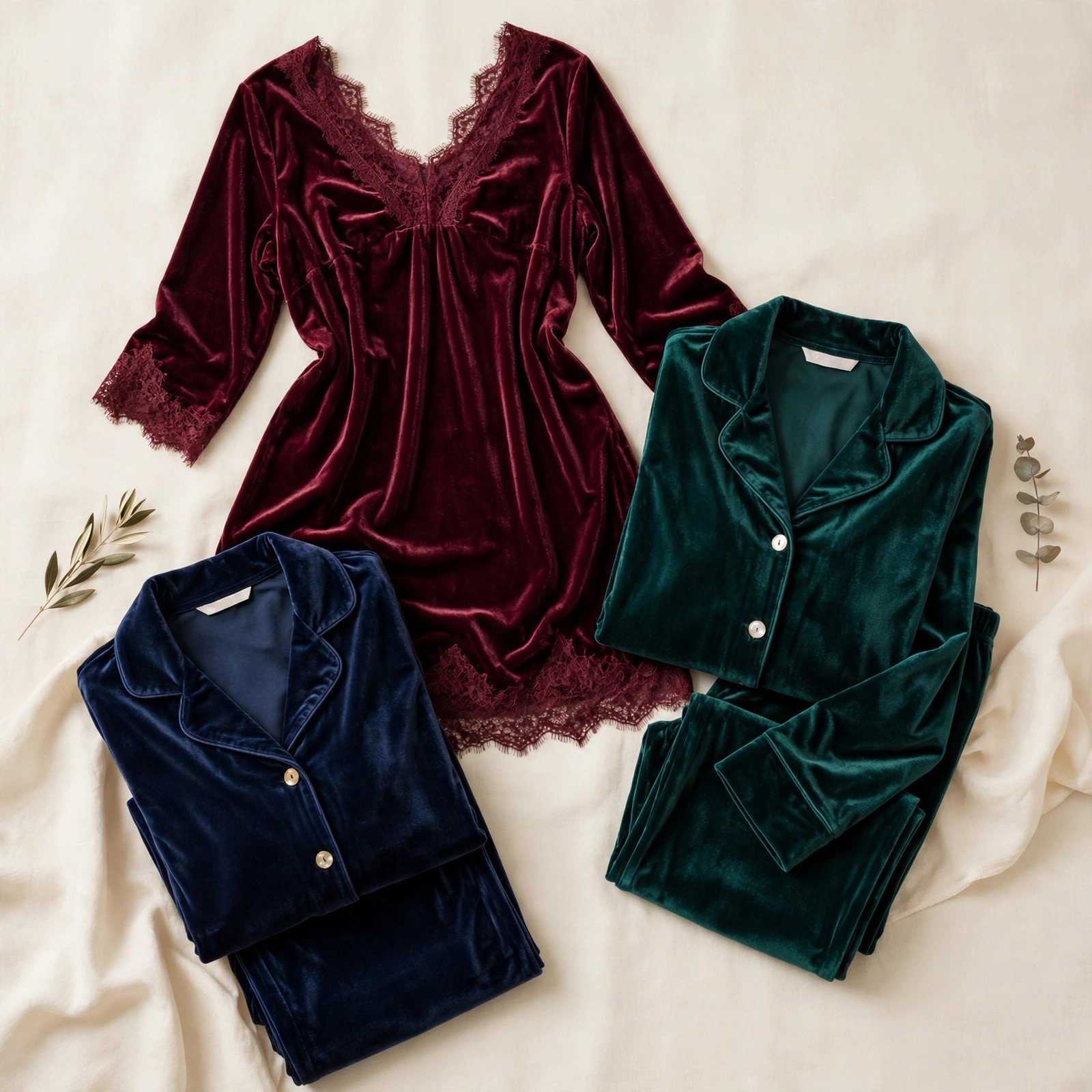 Winter Velvet Touch Nighty