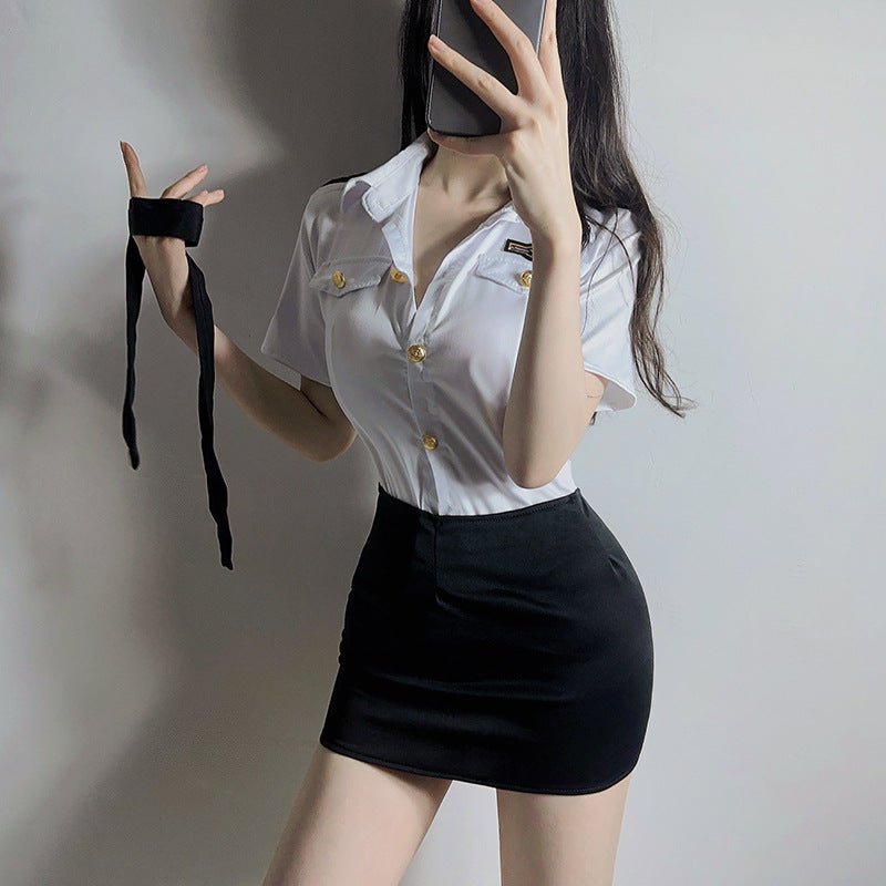 4 Piece Hostess Costume Nighty (5187)