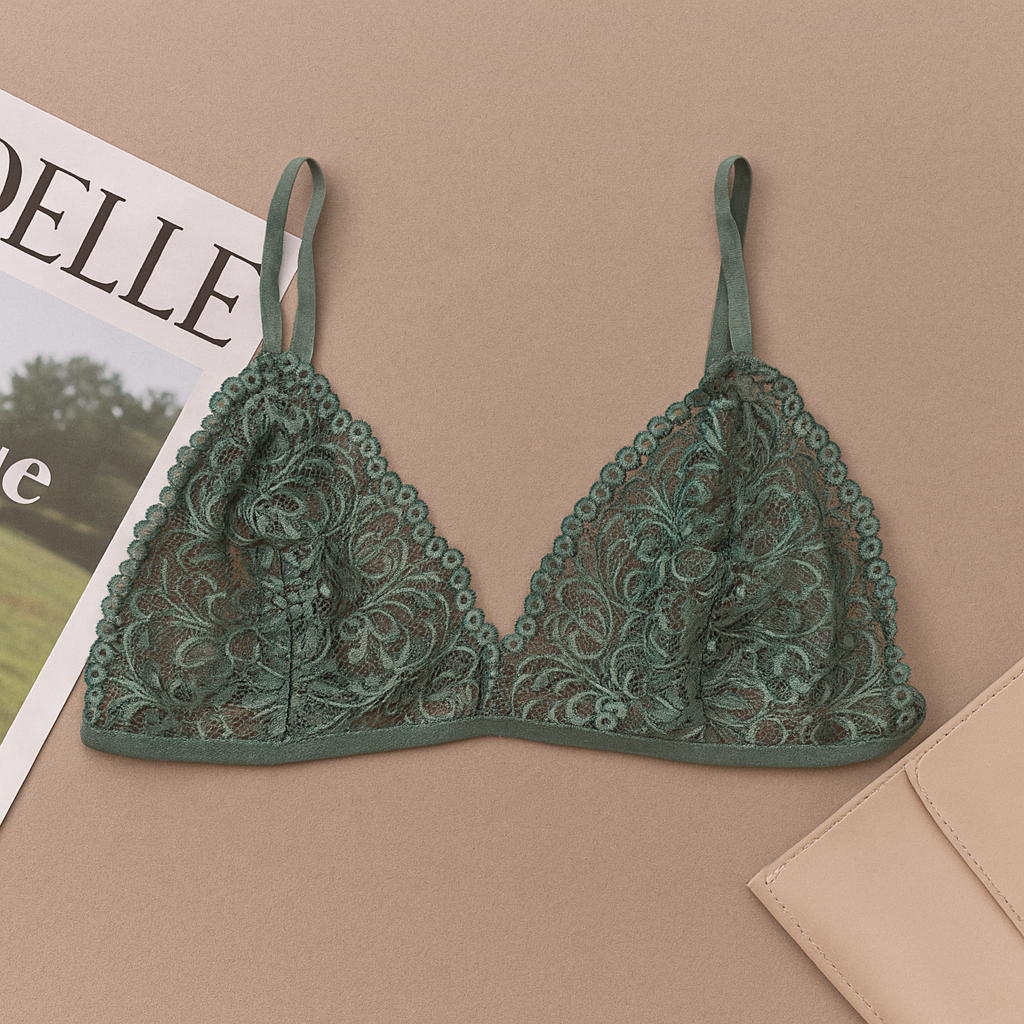 All Net Very Soft Flower Design Bra — view 3