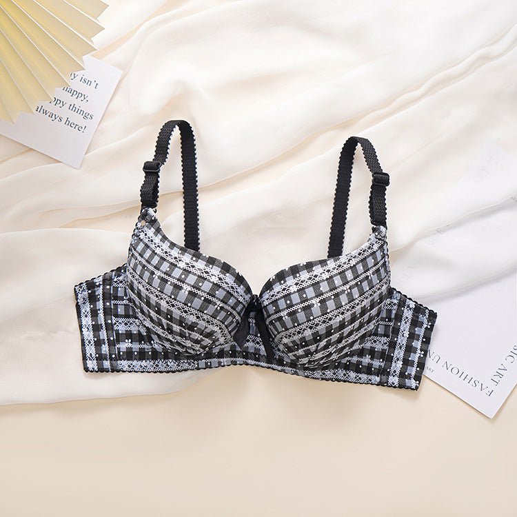 Check Design Elegant Wired Daily Wear Pushup Bra — view 8