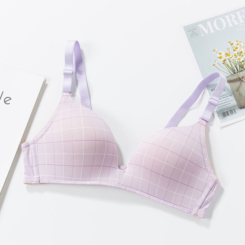 Check Design Very Soft & Smooth Bra & Underwear Set — view 6