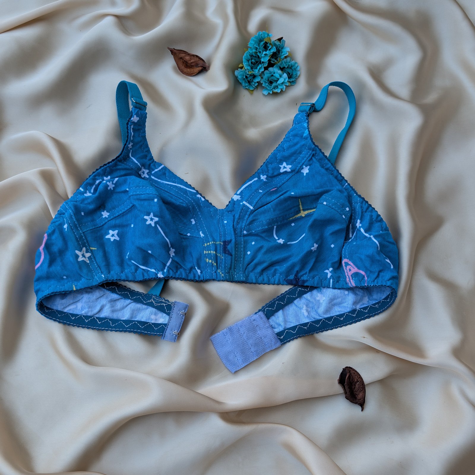 Colorfull Design Mix  Fabric Bra — view 11
