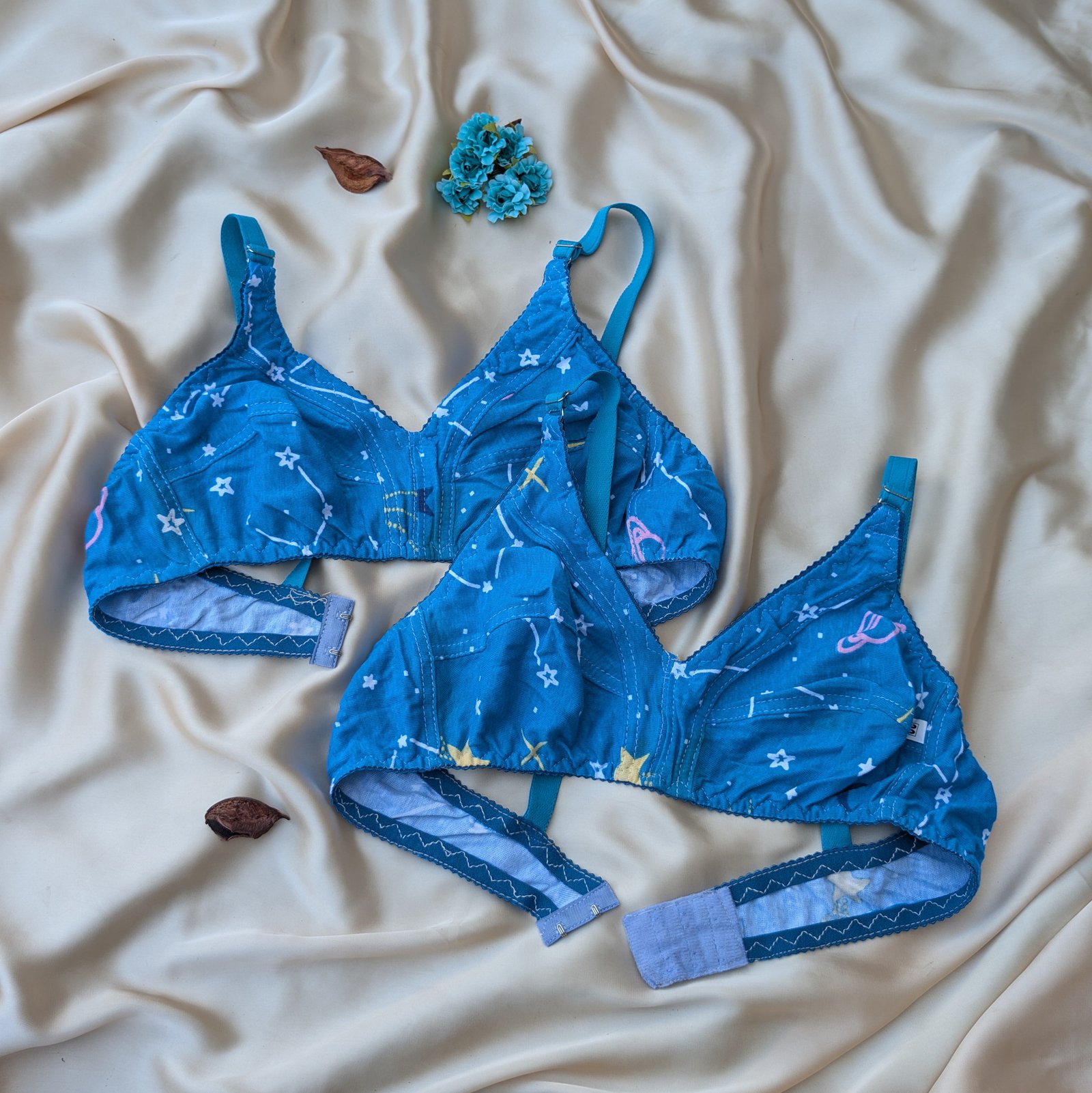 Colorfull Design Mix  Fabric Bra — view 12