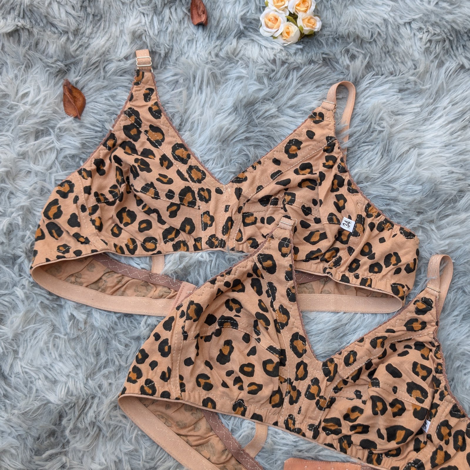 Colorfull Design Mix  Fabric Bra — view 17