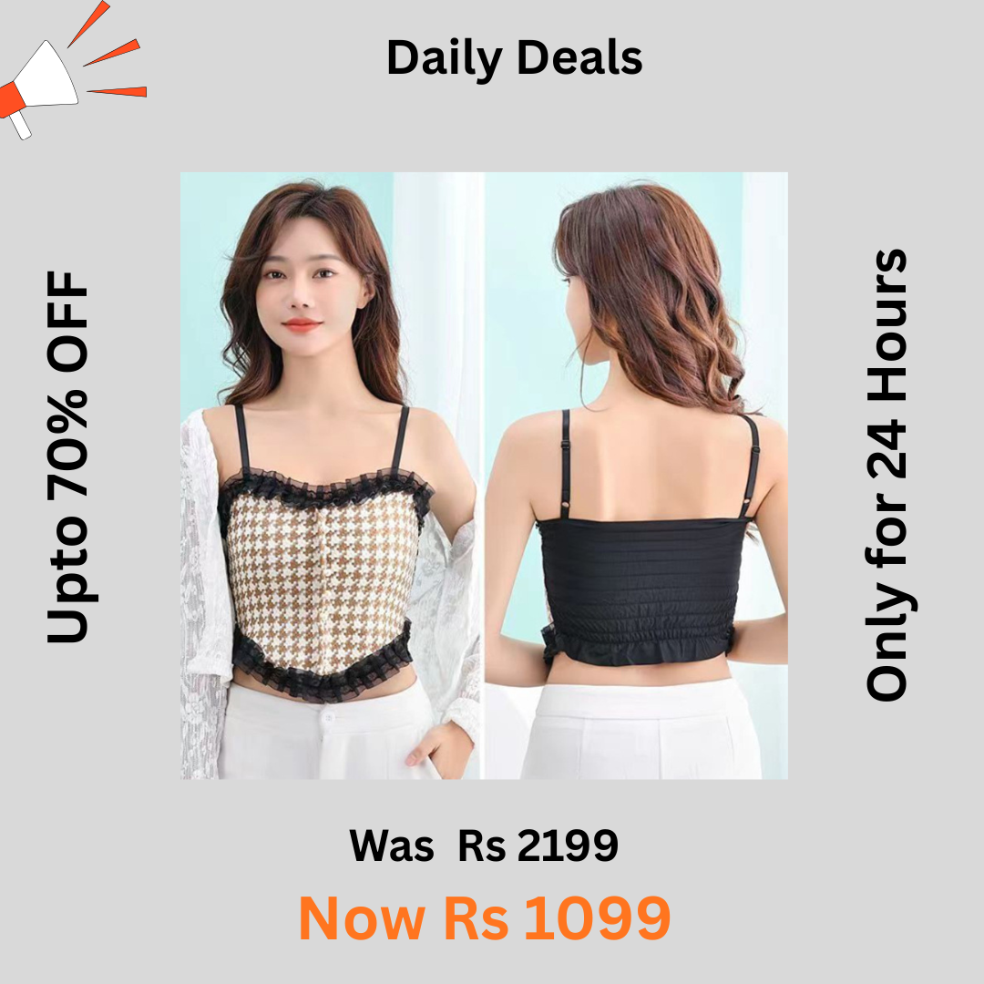 Corset Design  Padded Tank Top/ Camisole