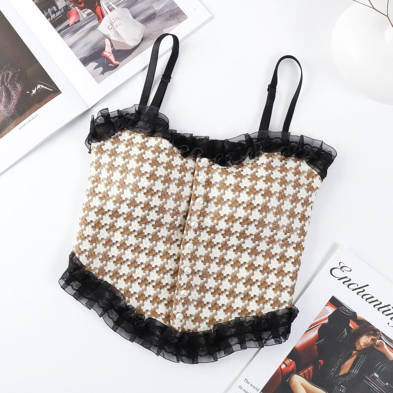 Corset Design  Padded Tank Top/ Camisole — view 5