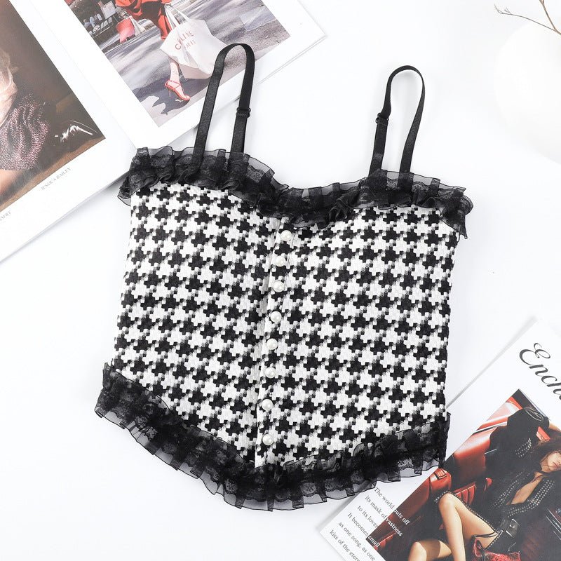 Corset Design  Padded Tank Top/ Camisole — view 6