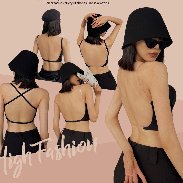 Deep Back Medium Padded Pushup Bra — view 3