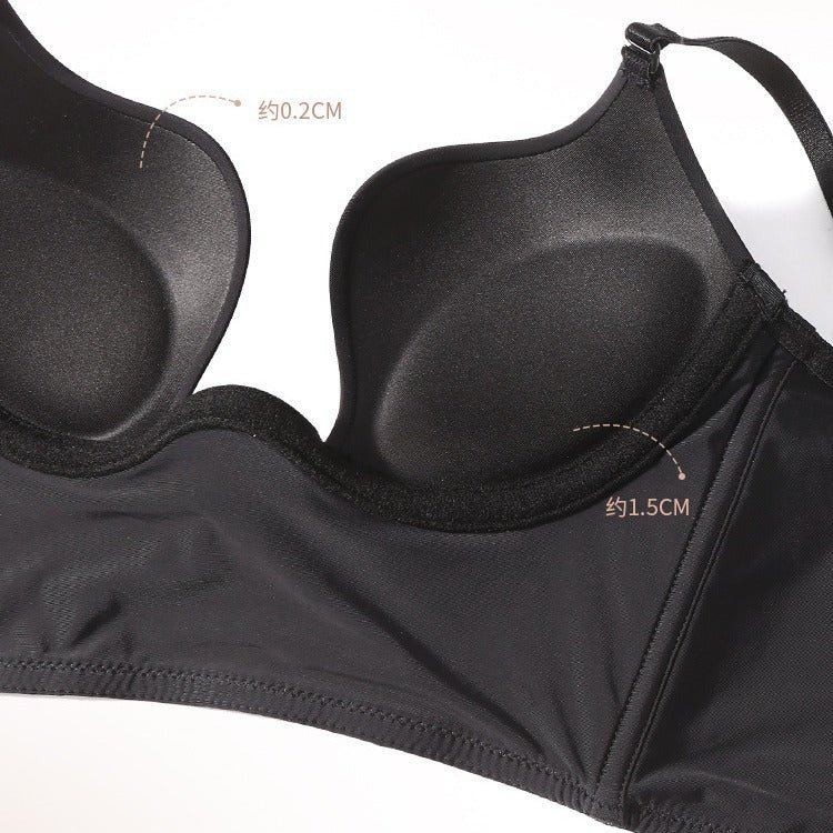Deep Back Medium Padded Pushup Bra — view 4
