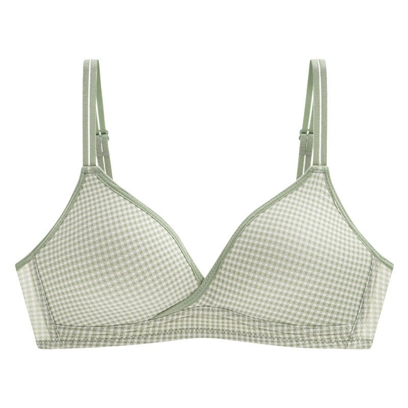 Dotted Cross Type Soft & Smooth Wireless Padded Bra — view 10