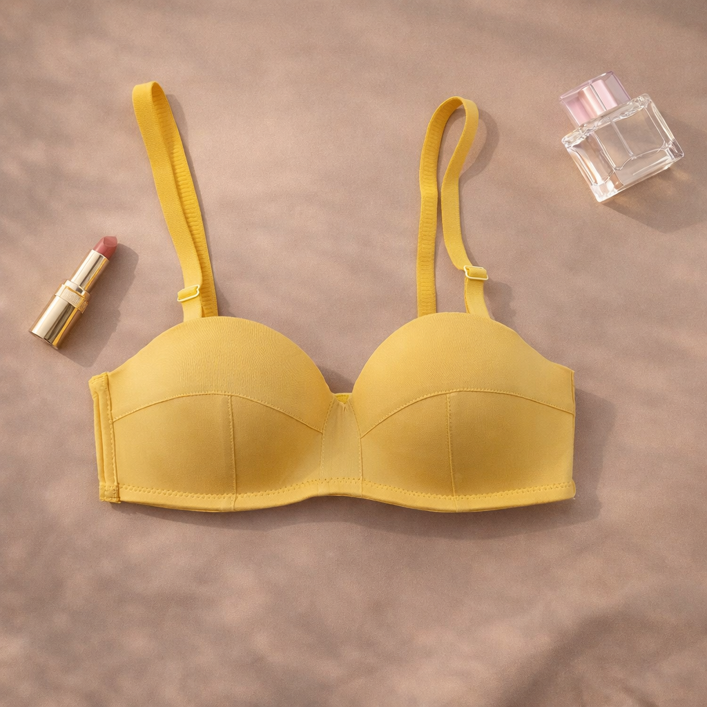Double Padded Removeable Straps Smooth Pushup  Bra — view 5