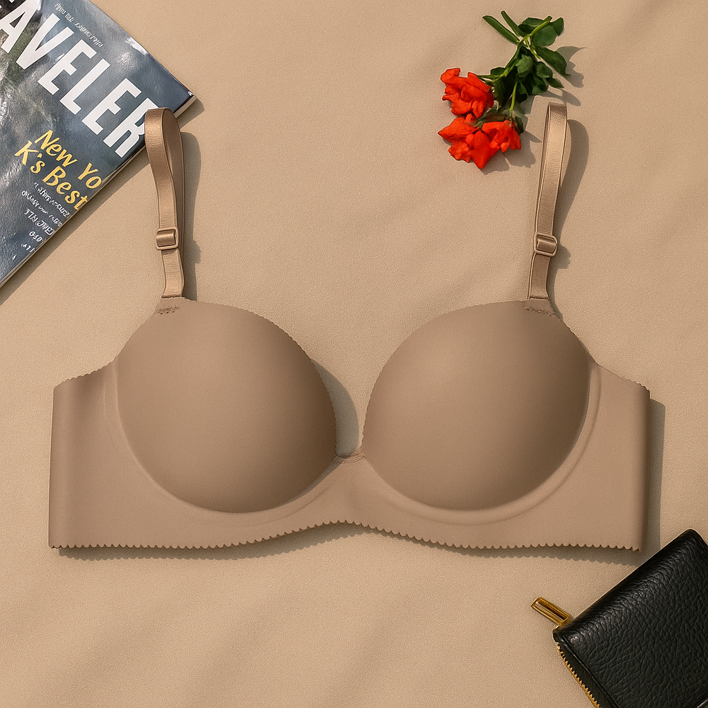 Double Padded Very Soft & Smooth Deep Cleavage Daily Wear Bra — view 5