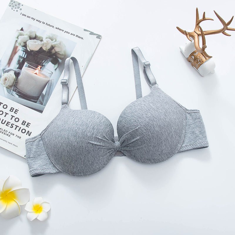 Double Padded Wired Pushup Jersey Bra — view 3