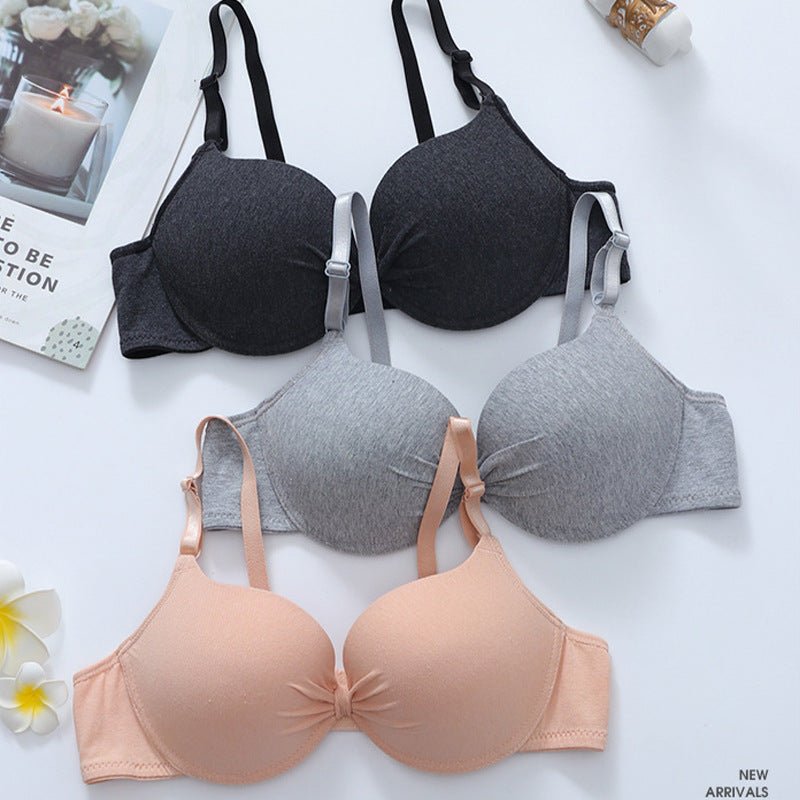 Double Padded Wired Pushup Jersey Bra — view 4