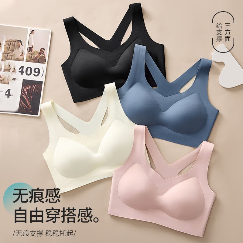 Elastane Soft Bra & Thongs Set — view 4