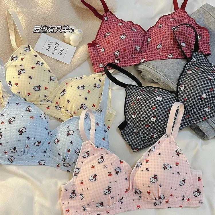 Flowers & Kitty Design Very Soft & Smooth Bra — view 2