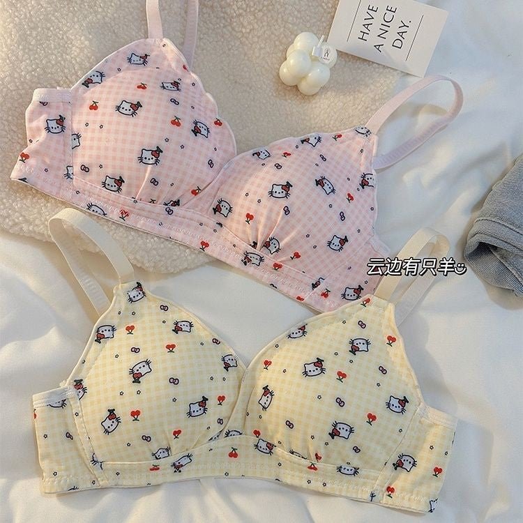 Flowers & Kitty Design Very Soft & Smooth Bra — view 3