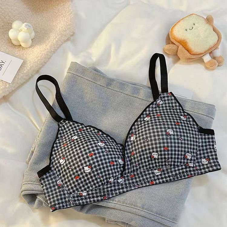 Flowers & Kitty Design Very Soft & Smooth Bra — view 5
