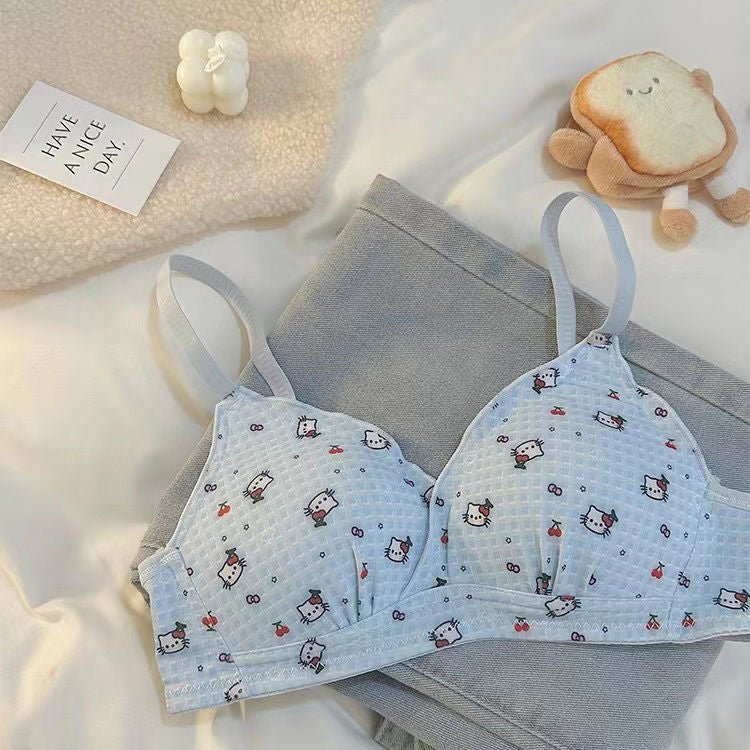 Flowers & Kitty Design Very Soft & Smooth Bra — view 6
