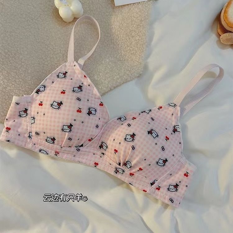 Flowers & Kitty Design Very Soft & Smooth Bra — view 7