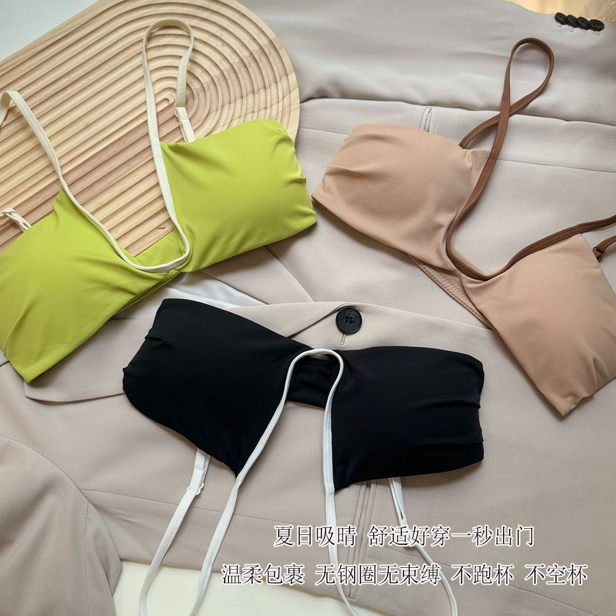 French Style Relaxing Bra Very Light Padded Bra — view 6