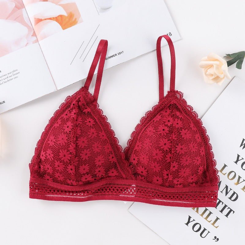 French Style V shape Net Bra — view 3
