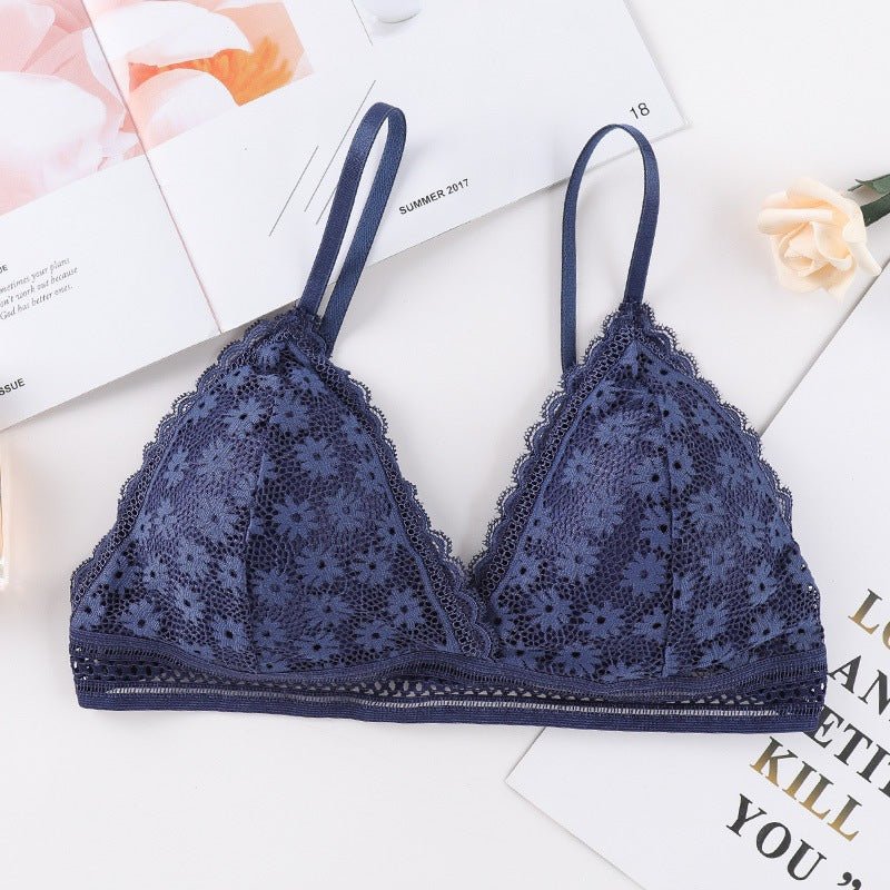 French Style V shape Net Bra — view 6