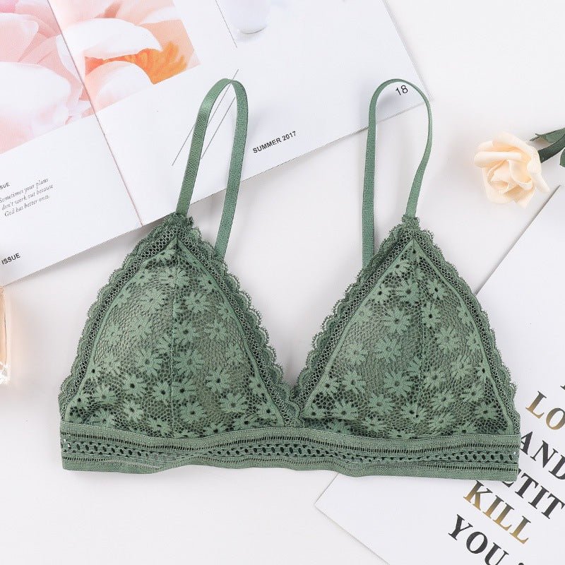 French Style V shape Net Bra — view 7