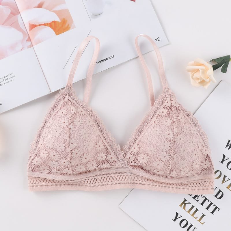 French Style V shape Net Bra — view 8