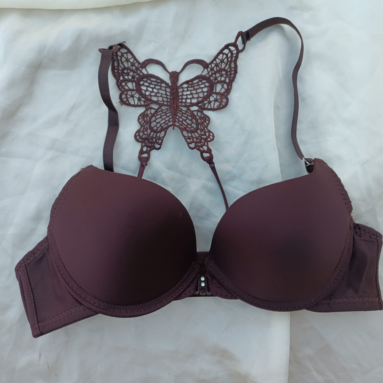 Front Open Butterfly Bra Single Padded  ( Only Bra) — view 5