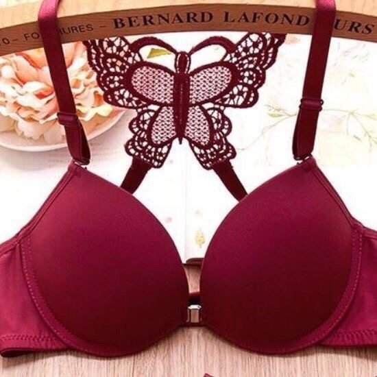 Front Open Butterfly Bra Single Padded  ( Only Bra) — view 6