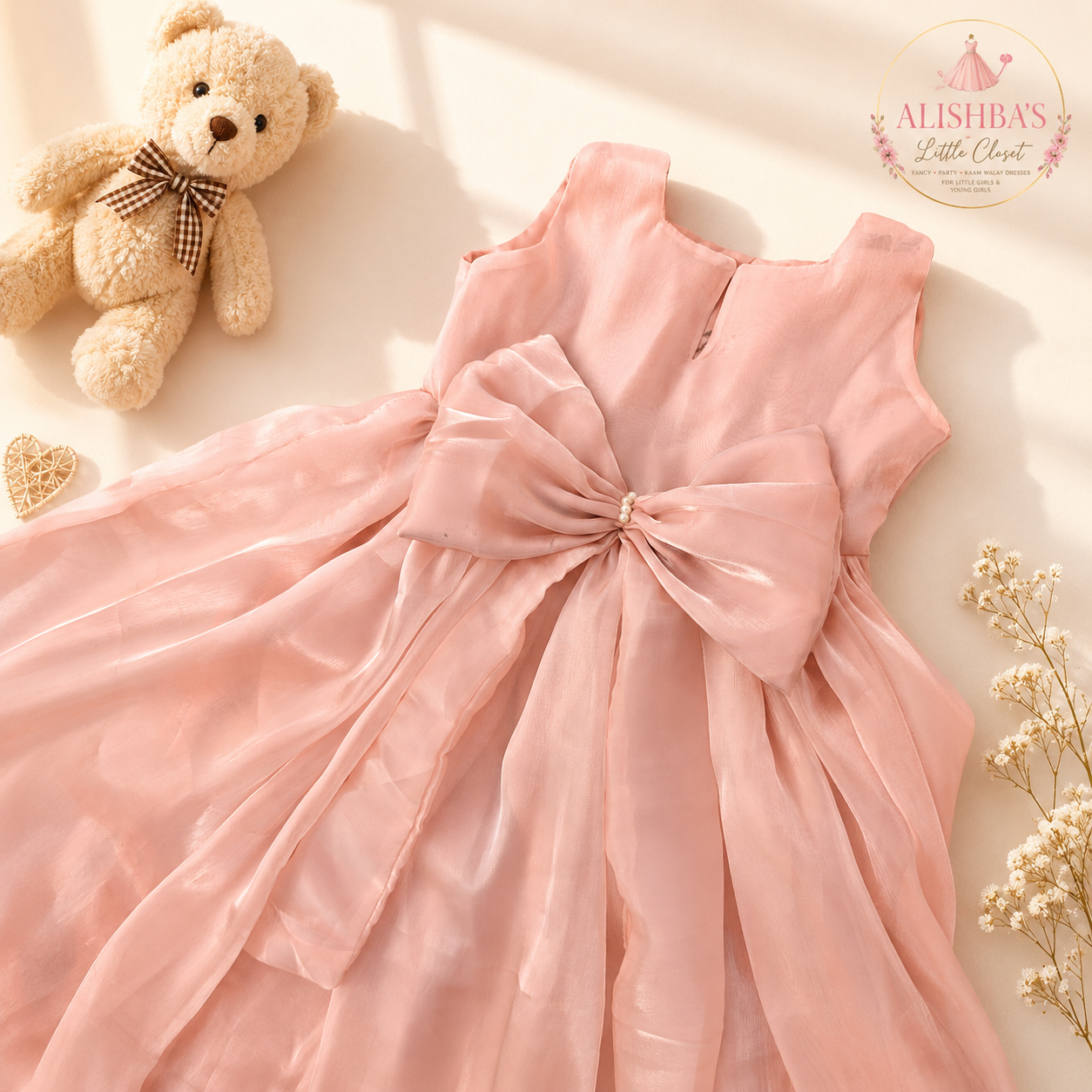 Girls Party Dress – Shesha Silk by — view 3