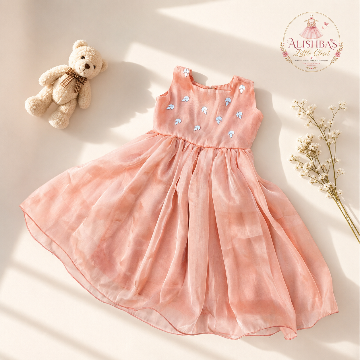 Girls Party Dress – Shesha Silk by — view 4