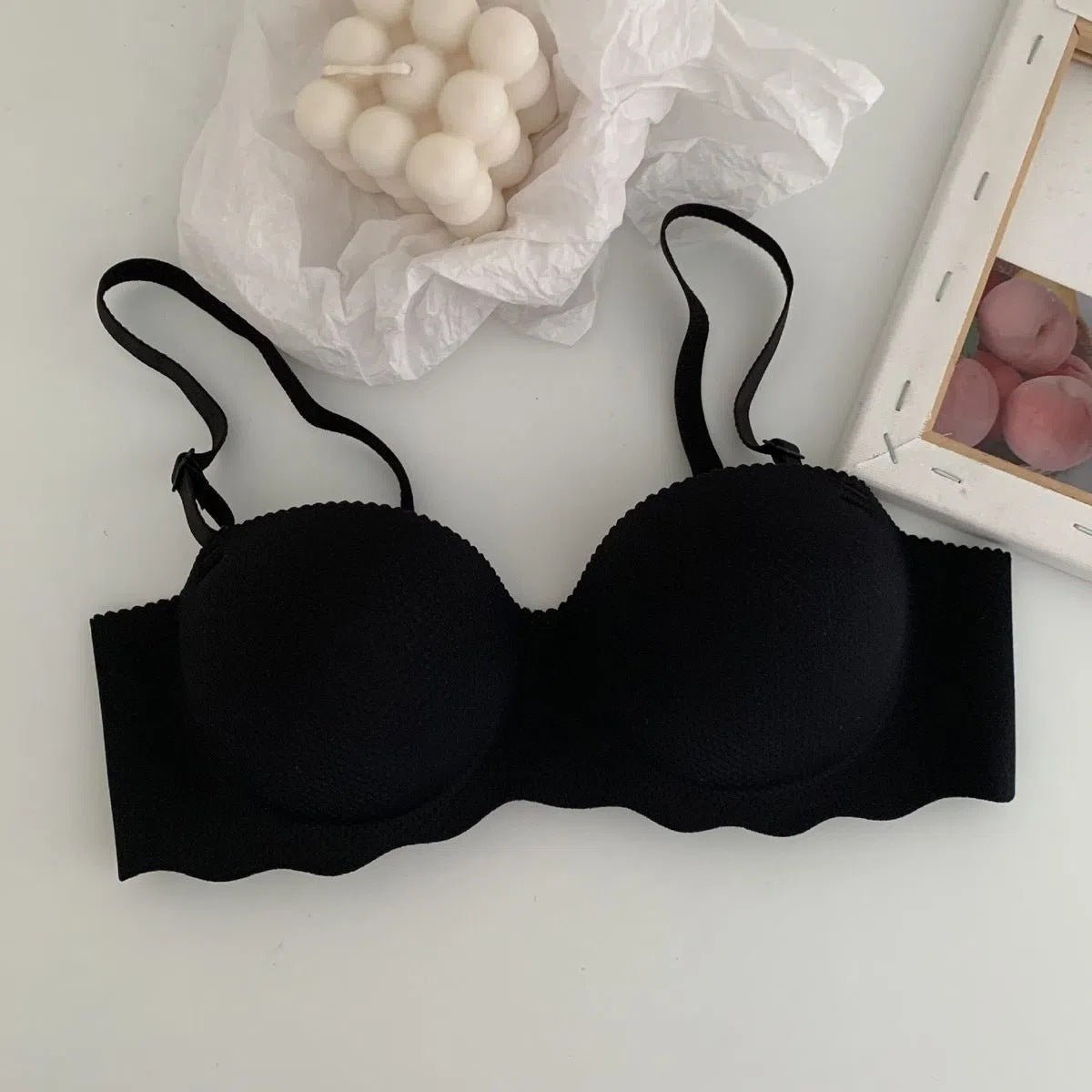 Hand Shape Breathable Half Cup Padded Bra — view 3