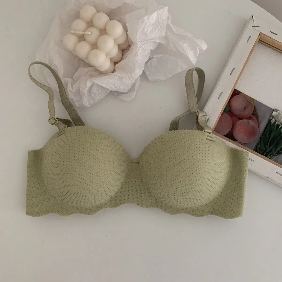 Hand Shape Breathable Half Cup Padded Bra — view 4