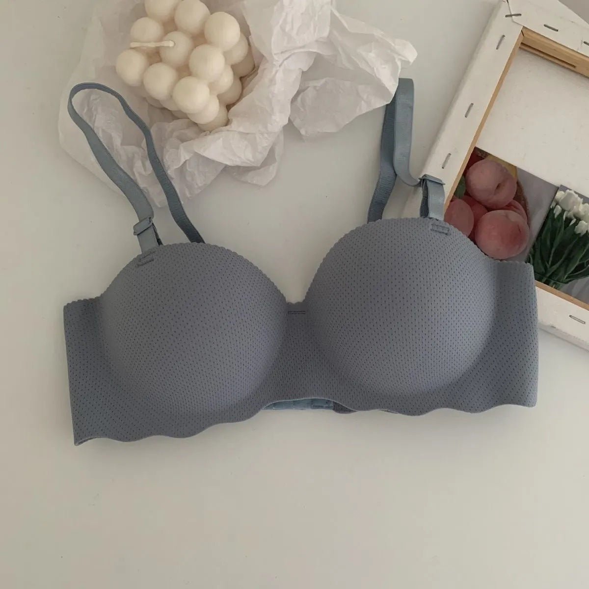 Hand Shape Breathable Half Cup Padded Bra — view 6