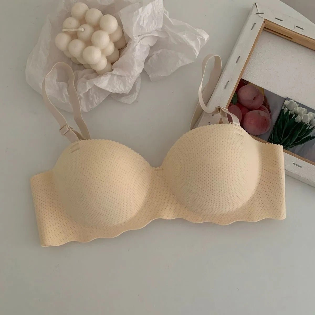 Hand Shape Breathable Half Cup Padded Bra — view 7