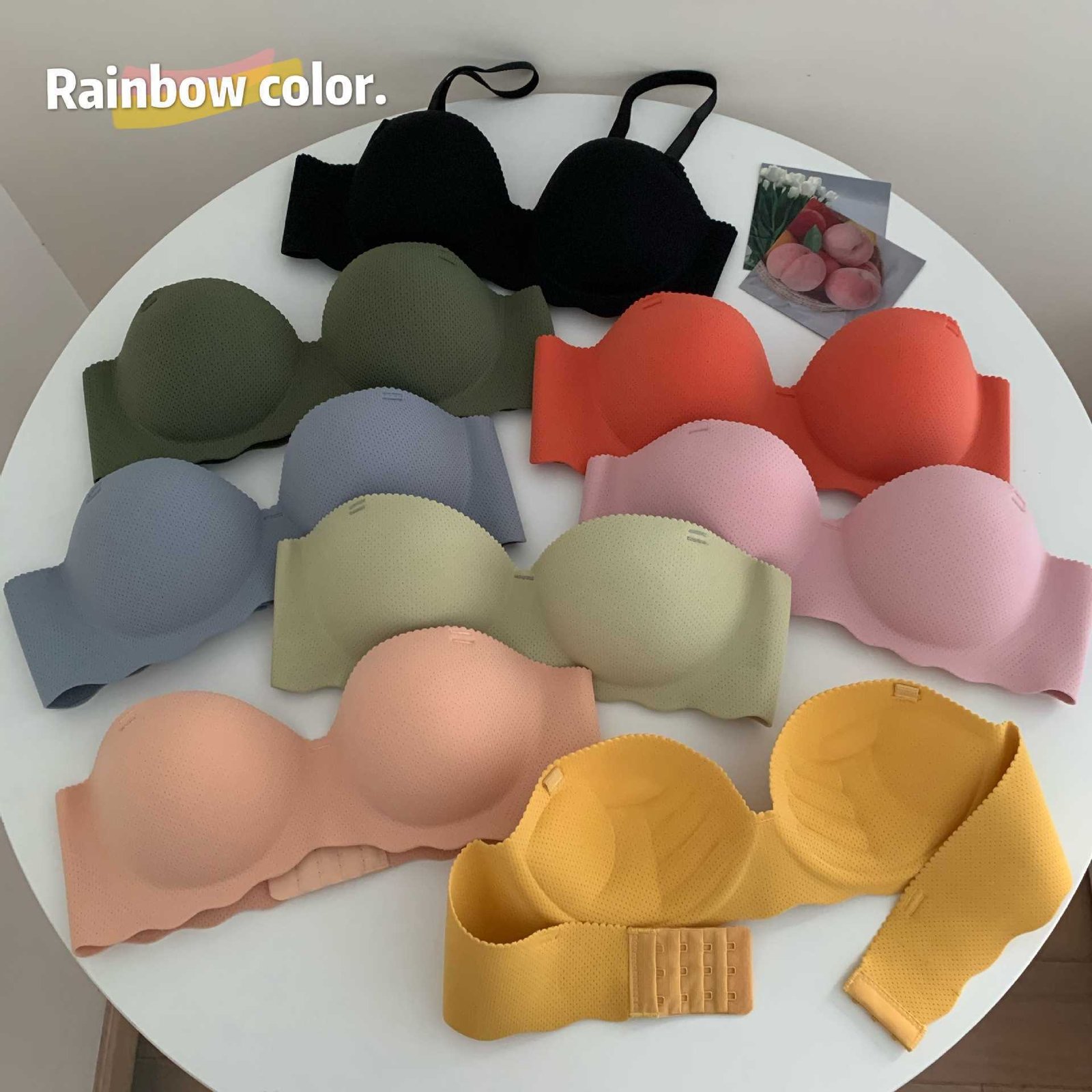 Hand Shape Breathable Half Cup Padded Bra — view 8