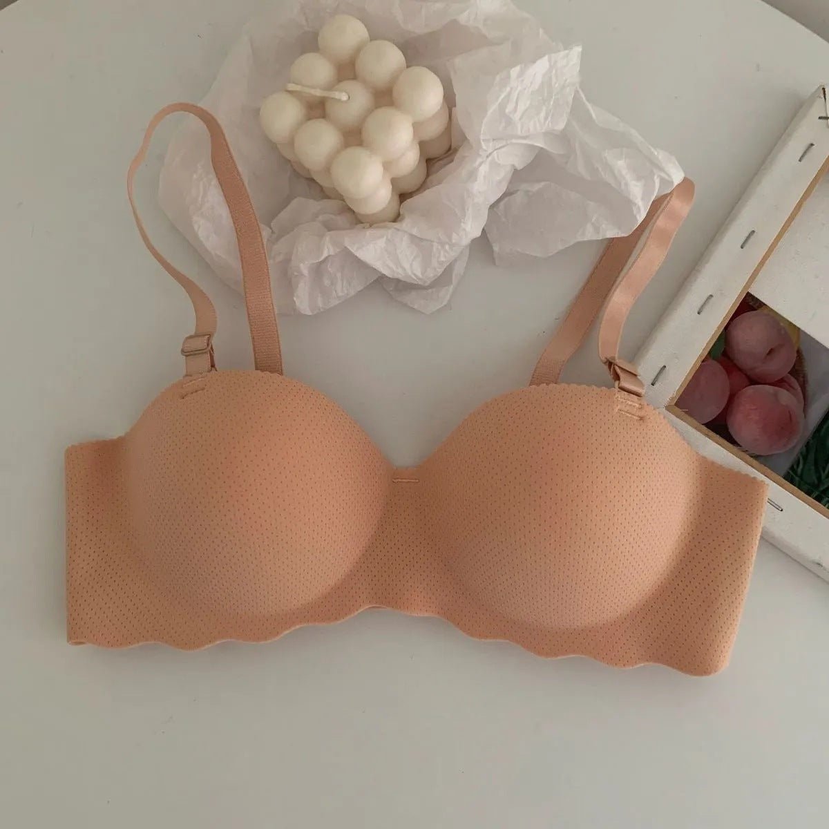 Hand Shape Breathable Half Cup Padded Bra — view 9