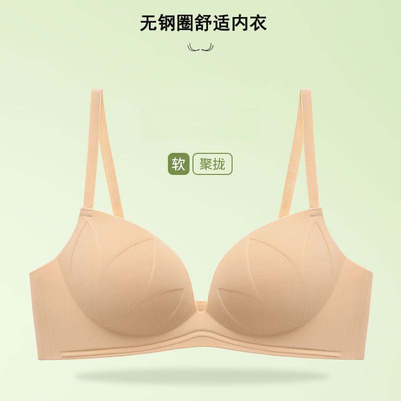 Imposed Design Hand Shape Seamless Medium Padded Bra — view 2