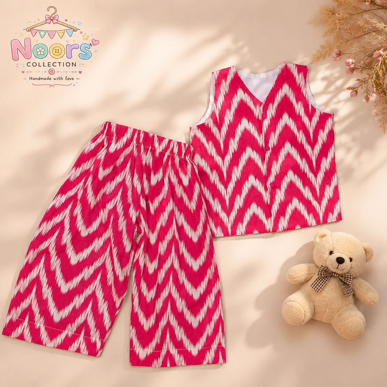 Kids Sleevless Top & Trouser