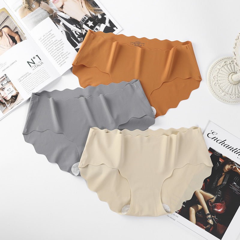 Laser Cut Seamless Ice Silk Soft & Smooth Panties — view 4