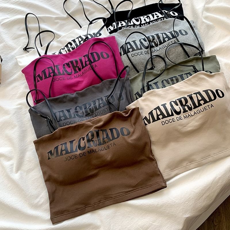 MALCRIADO written Short Camisole — view 3
