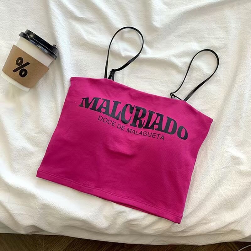 MALCRIADO written Short Camisole — view 4