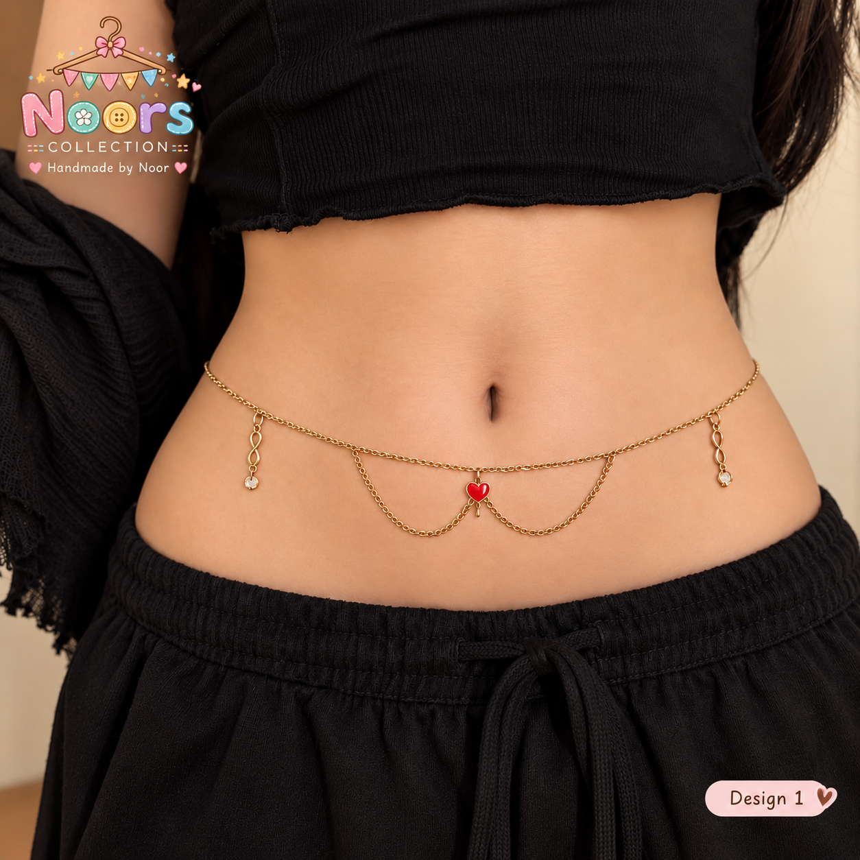 Noor’s Collection Delicate  Waist Chain