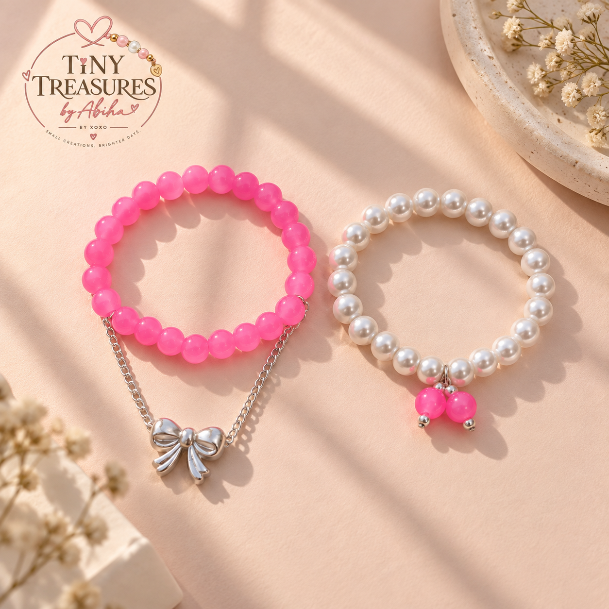 Pack of 2 Pink Pearl Duo By Abiha