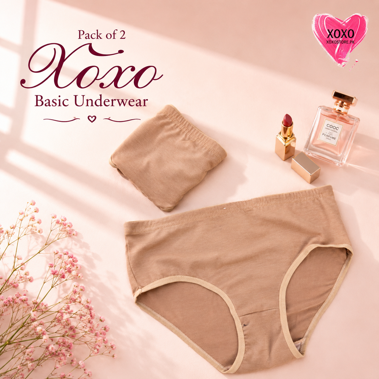 Pack of 2 Xoxo Basic Color Underwear — view 2